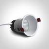 15W LED įleidžiamas šviestuvas, baltas, 3000K, 10115FD/W/W