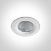 15W LED įleidžiamas šviestuvas, baltas, 3000K, 10115CA/W/W