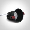 15W LED įleidžiamas šviestuvas, juodas, 3000K, 10115FD/B/W