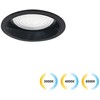 15W LED įleidžiamas šviestuvas LUIGI, juodas, 3000/4000/6500K, 4335001