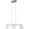 15W LED pakabinamas šviestuvas MONTIELA, juodos/aukso/baltos sp., 3000K