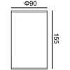 Pakabinamas šviestuvas 15W LED paviršinis fasado šviestuvas RIMA 3K, juodas, 3000K
