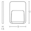1.5W LED paviršinis lauko šviestuvas, baltas, 3000K, E187