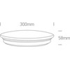 Lubinis šviestuvas 15W LED plafonas, baltas, 3000/4000/5000K, 62026A/V