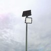 V-tac 15W LED prožektorius su saulės baterija, juodas, 6400K