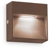 Sieninis šviestuvas Ideal Lux 1,5W LED sieninis fasado šviestuvas DEDRA, kavos sp., 3000K, IP65, 328621