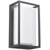 Sieninis šviestuvas 15W LED sieninis fasado šviestuvas NIKAO, tamsiai pilkas, 3000K, IP65, 4321900