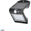Sieninis šviestuvas Bemko 1,5W LED sieninis fasado šviestuvas su saulės baterija ir judesio davikliu, juodas, 4000K, IP65