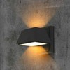 V-tac 15W LED sieninis lauko šviestuvas, juodas, 4000K, šviečia į viršų ir į apačią, IP65
