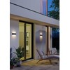 15W LED sieninis lauko šviestuvas KAMAL, tamsiai rudas, 3000K, IP54, šviečia į viršų ir į apačią, 90389