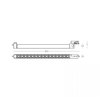 15W LED šviestuvas į 3 fazių bėgelius, juodas, 2700/3000/4000K, S244