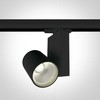 15W LED šviestuvas į bėgelius, juodas, 4000K, 65611NT/B/C