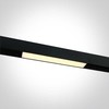 15W LED šviestuvas į magnetines sistemas MAXI, juodas, 3000/4000K, 48V, 120°, DALI, 42100AL/B/V