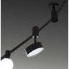 Bikuvalt 15W LED šviestuvas į magnetinius bėgelius VIOKEF FLEXY, juodas, 2700-6000K, 4314000