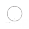Sieninis šviestuvas 15W LED šviestuvas - veidrodis, anoduoto aukso sp., 3000/4000K, dimeriuojamas, IP44, 25389