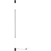 15W LED toršeras GRAVITY, juodas, CCT
