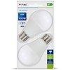 15Wx2vnt/pakuotėje LED lemputės V-TAC, A60, E27, termoplastikas, (6400K) šaltai balta