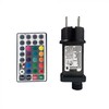 V-tac 15x0,5W LED lempučių girlianda, RGB, 13m, IP44