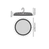 Ledvance 166W sandėlio šviestuvas HIGH BAY COMPACT, juodas, 4000K, IP65
