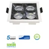 16W įleidžiamas šviestuvas, 4000K, baltas, SAMSUNG LED CHIP