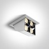 16W LED įleidžiamas pakreipiamas šviestuvas, baltas, 3000K, 51406B/W/W
