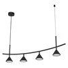 Osram 16W LED pakabinamas šviestuvas FUJI, juodas, 3000K