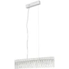 16W LED pakabinamas šviestuvas NOSTA, chromo sp./skaidrus, 3000K
