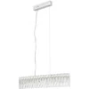 16W LED pakabinamas šviestuvas NOSTA, chromo sp./skaidrus, 3000K
