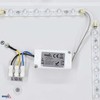Bemko 16W LED paviršinė panelė TOFIR, aliuminio sp., 4000K, IP40