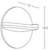 16W LED paviršinis lauko šviestuvas, tamsiai rudas, 3000K, E267