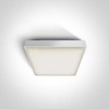 16W LED plafonas, baltas, 3000K, 67282N/W/W