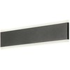 16W LED sieninis šviestuvas RAIL, juodas, 3000K, 01-2299