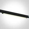 16W LED šviestuvas į 3 fazių bėgelius, juodas, 3000/4000/5000K, 65018T/B/V