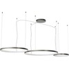 176W LED pakabinamas šviestuvas ORION, nikelio sp., 2700/3000/4000K, dimeriuojamas, 01-3884