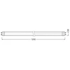 Ledvance 17,7W LED lempa LEDTUBE T8, G13, 3000K, 120cm, 190°
