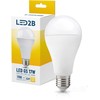 17W LED lemputė GS, E27, balta, 3000K, 180°