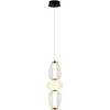 17W LED pakabinamas šviestuvas SHINY, baltos/juodos/bronzos sp., 3000K, 4303900