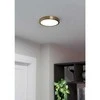 EGLO 17W LED paviršinė panelė FUEVA 5, žalvario sp., 3000K, 21cm