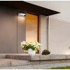 Sieninis šviestuvas V-tac 17W LED paviršinis lauko šviestuvas, baltas, 3000K, su judesio davikliu