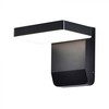 Sieninis šviestuvas V-tac 17W LED sieninis lauko šviestuvas, juodas, 4000K, IP65