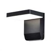 V-tac 17W LED sieninis lauko šviestuvas, juodas, 3000K, IP65