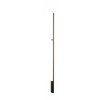 17W LED sieninis šviestuvas TWIG, matinės juodos sp., 2700K, dimeriuojamas, 01-4262