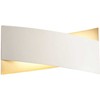 17W LED sieninis šviestuvas XAVIER, baltas/aukso sp., 3000K, 01-2380