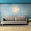 V-tac 17W sieninis šviestuvas, baltas, 3000K, IP44