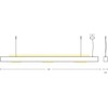 18W + 36W LED pakabinamas šviestuvas, aukso/bronzos sp., 3000K, 22208