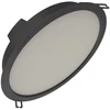 Ledvance 18W LED įleidžiama panelė DOWNLIGHT IP44 GEN2, juoda, 3000K, 100°