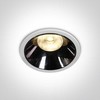 18W LED įleidžiamas šviestuvas, baltas, 3000K, 10118DC/W/W