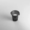 18W LED įleidžiamas šviestuvas QUARK, juodas, CCT