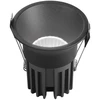 18W LED įleidžiamas šviestuvas QUARK, juodas, CCT