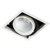 Netlighting 18W LED įleidžiamas šviestuvas VERTICO SINGLE, baltos/juodos sp., 4000K